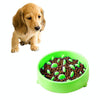 Slow Feed Pet Bowl, Anti-Choke, Green, Non-Slip, Cat & Dog