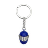 Simulation Cool Motorcycle Keychain Metal Decoration Pendant, Style: X-224 Blue