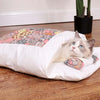 Washable Cat Sleeping Bag, Small, Pink, for Cats & Small Dogs