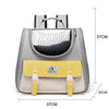 Foldable Cat Backpack Carrier, Yellow, Portable, Breathable