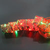 Christmas LED Lights Bronzing Double Ribbon String Lights, Specification: 1m(Gold Red Color Light)