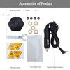 TPMS Car Auto Universal Tire Pressure Temperature Monitoring System USB Solar Power Monitor Wireless LCD Display 4 External Sensor Tire Pressure