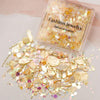 3 Boxes Nail Decorations Shell Sequins Nail Jewelry(01 Golden)