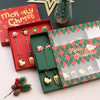 6pcs /Pack Christmas Gift Spoon Cartoon Fruit Fork Dessert Coffee Scoop, Style: Spoon Fork (Red Box)