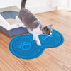 PVC Cat Litter Mat, Light Blue, Anti-Skid, 26 x 45cm