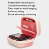 Cwatcun H45 Mini Storage Bag Small Microslice Digital Camera Bag PU Waterproof Hard Shell Bag(Pink)