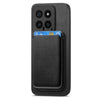 For Xiaomi Redmi K70 / K70 Pro 5G Retro Magsafe Card Bag PU Back Cover Phone Case(Black)