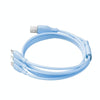 Baseus 1.3m Ultra-Fast 3 in 1 3.5A Fast Charging Cable(Blue)