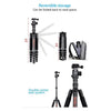 BEXIN BX255C K30 Portable Carbon Fiber Tripod for Camera Dslr