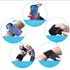 Four Claws Wide Removable Swivel Arm Wrist Strap Cell Phone Bag Sports Arm Bag For 4.5-7 inch Phone(Blue)