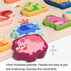 Mongolian Early Teachers Puzzle Blocks Shape Pairing Embedded Board, Style: Animal
