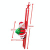 Electric Santa Claus Toy Christmas Children Gift Decoration, Specification: Red Ladder