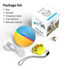 O3 Smart Pet Toy Ball 8.5cm, Remote Control, Luminous, Rechargeable, Yellow/Orange
