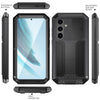For Samsung Galaxy S25+ 5G R-JUST Sliding Camera Life Waterproof Holder Phone Case(Black)