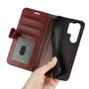 For Samsung Galaxy S25 Ultra 5G R64 Texture Horizontal Flip Leather Phone Case(Brown)