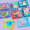 Children Early Education Wooden Picture Puzzle Toys(Vegetables)