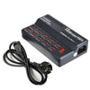 W-838 60W 10 Ports USB Fast Charging Dock Desktop Smart Charger AC100-240V, EU Plug