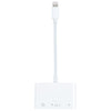 S-221 3 in 1 8 Pin Male to 8 Pin Power + USB-C / Type-C + USB Camera Female Adapter