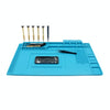 Silicone Repair Mat with Scale & Parts Tray - P8830