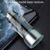 QIAKEY Vehicle Dual Port Fast Charging Charger One To Two Cigarette Lighter, Model: TK515 Coffee