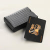 2sets Card Game Bronzing Waterproof Playing Cards