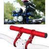 HLD-208 Mountainous Bicycle Aluminium Alloy Handlebar Extension Frame Flashlight Bracket (Red)