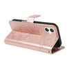For Samsung Galaxy A06 4G / 5G 3D Butterfly Embossed Pattern Flip Leather Phone Case(Rose Gold)