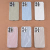 For iPhone 14 Pro Max Electroplating Snowflake PC Hybrid TPU Phone Case(White)
