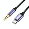 NORTHJO LTM03 8 Pin to 3.5mm Audio AUX Jack Cable, Length:0.5m