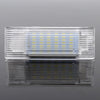 2 PCS LED Car DC 12V 1.5W 6000K 100LM Door Lights 18LEDs SMD-3014 Lamps for BMW F10(White Light)