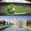 16x52 Portable Professional High Times High Definition Dual Focus Zoom Monocular Telescope