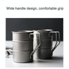 304 Stainless Steel Outdoor Picnic Camping Water Cup, Spec: Retro