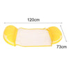 Fruit Style Inflatable Floating Row Hammock Pool Lounge Chair with Backrest, Color: Rainbow