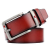 Dandali L8039 Men Casual Antique Pin Buckle Leather Belt Waistband, Length: 110-125cm (Brown)