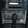 Car Carbon Fiber Air Conditioning Panel B Decorative Sticker for Volvo XC90 2003-2014, Left and Right Drive Universal