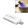 8 Pin Ultra Portable Germicidal Lights Smartphone UV Sanitizer (White)