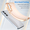 For Samsung Galaxy A55 5G Frosted Translucent TPU Hybrid PC Full Coverage Phone Case(Orange)