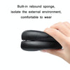 2pcs Protein Leather Sponge Earphone Cover For Anker Soundcore Life Q10 (Black+Red)