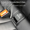 Car Rear Child ISOFIX Switch Seat Safety Cover 2059200513 for Mercedes-Benz W205 2015-2021, Left Driving (Brown)