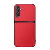 For Samsung Galaxy M34 5G Litchi Leather Magnetic Full Coverage Shockproof Phone Case(Red)