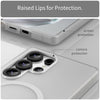 For Samsung Galaxy S25 Ultra MagSafe Frosted Translucent TPU + PC Full Coverage Phone Case(White)