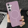 For Samsung Galaxy S25+ 5G Glossy TPU Shockproof MagSafe Phone Case(Purple)