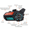 KUQIBAO Motorcycle Helmet Waterproof Bluetooth Headset With Light(Soft Microphone)
