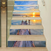 13pcs / Set DIY Creative Silent Sea Stairs Sticker Home Decoration, Size: 18*100cm