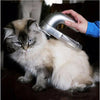 Pet Hair Vacuum Grooming Brush - Cordless & Quiet