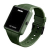 SKMEI 1541 Fashion Led Watch Square Couple Model Waterproof Electronic Watch Silicone Watch(Green)