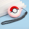 For Pokemon Go Plus+ Sleep Monitor Poke Ball Anti-fall Silicone Protective Case(Pink)