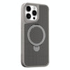 For iPhone 13 Pro Carbon Fiber Texture 360 MagSafe Holder Phone Case(Titanium Gray)