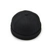 G12788 Iron Mark Street Melon Skullcap Retro Flanged Landlord Hat without Eaves, Size: 58cm(Dark Blue)