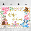 210x150cm Tea Party Tea Cup Teapot Birthday Backdrop Cloth